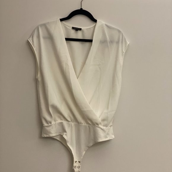 Dynamite White Bodysuit Size Medium - Picture 2 of 4